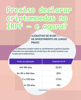 Aliquota ir sobre criptomoedas